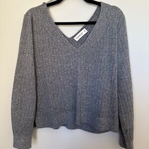 Abercrombie & Fitch Grey Vneck Sweater